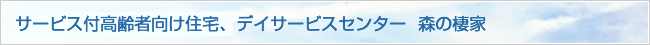 サービス付き高齢者向け住宅　デイサービスセンター　森の棲家マルモ